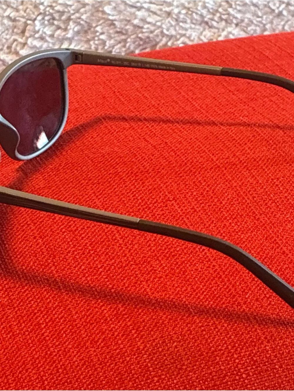 Maui Jim Lele Kawa Sunglasses MJ811-25C Brown Stripe Bronze Polarized 58mm W Cas
